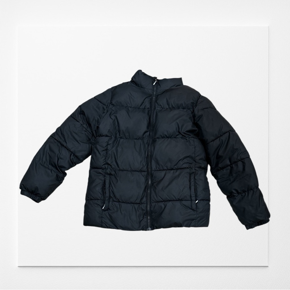 COLUMBIA Black Puffer Jacket, Size Large